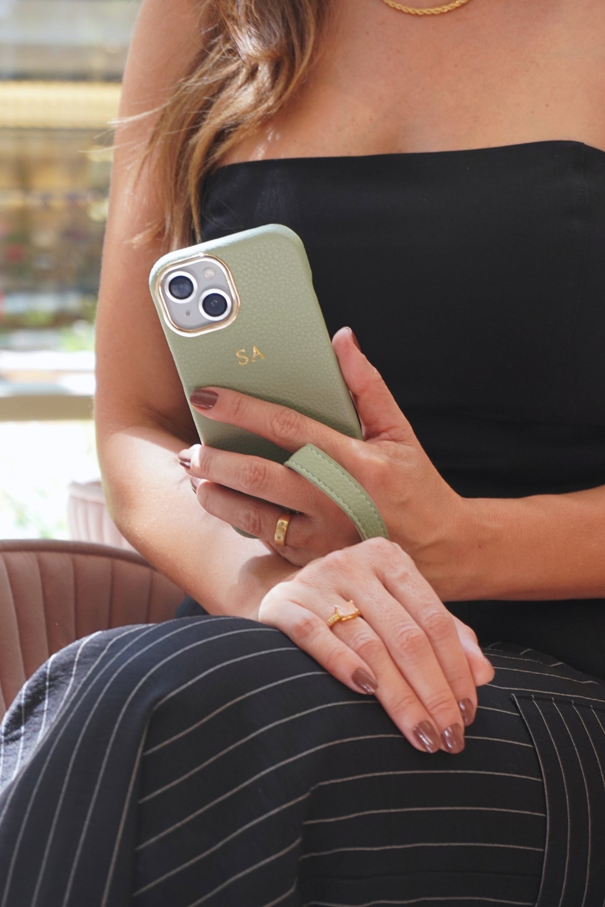 Case Couro Lisa Color Margarida