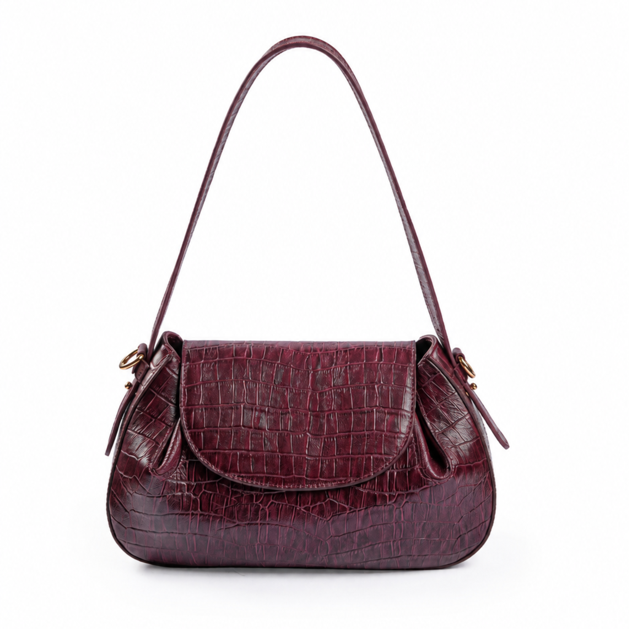 Bolsa Croco Couro Legítimo