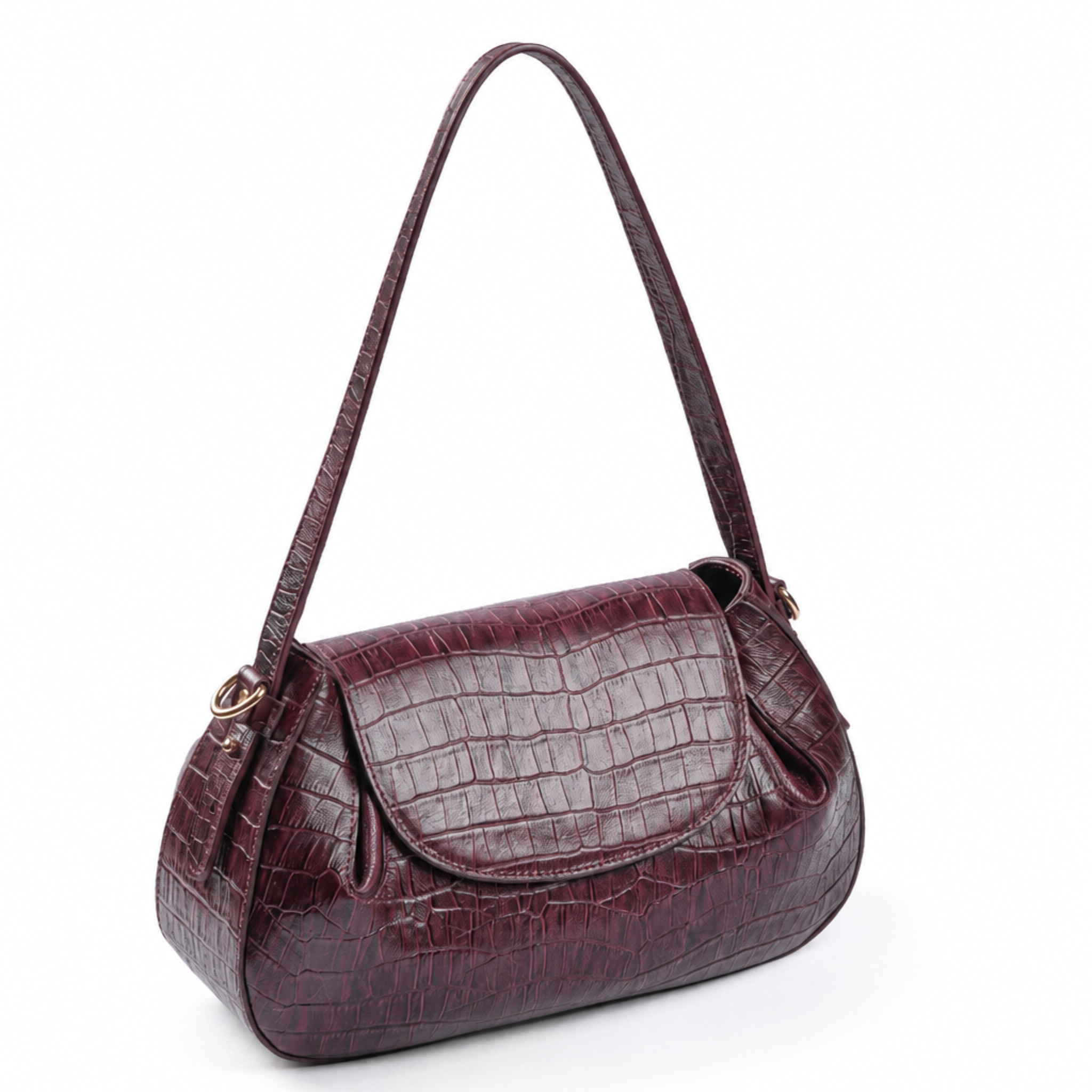 Bolsa Croco Couro Legítimo