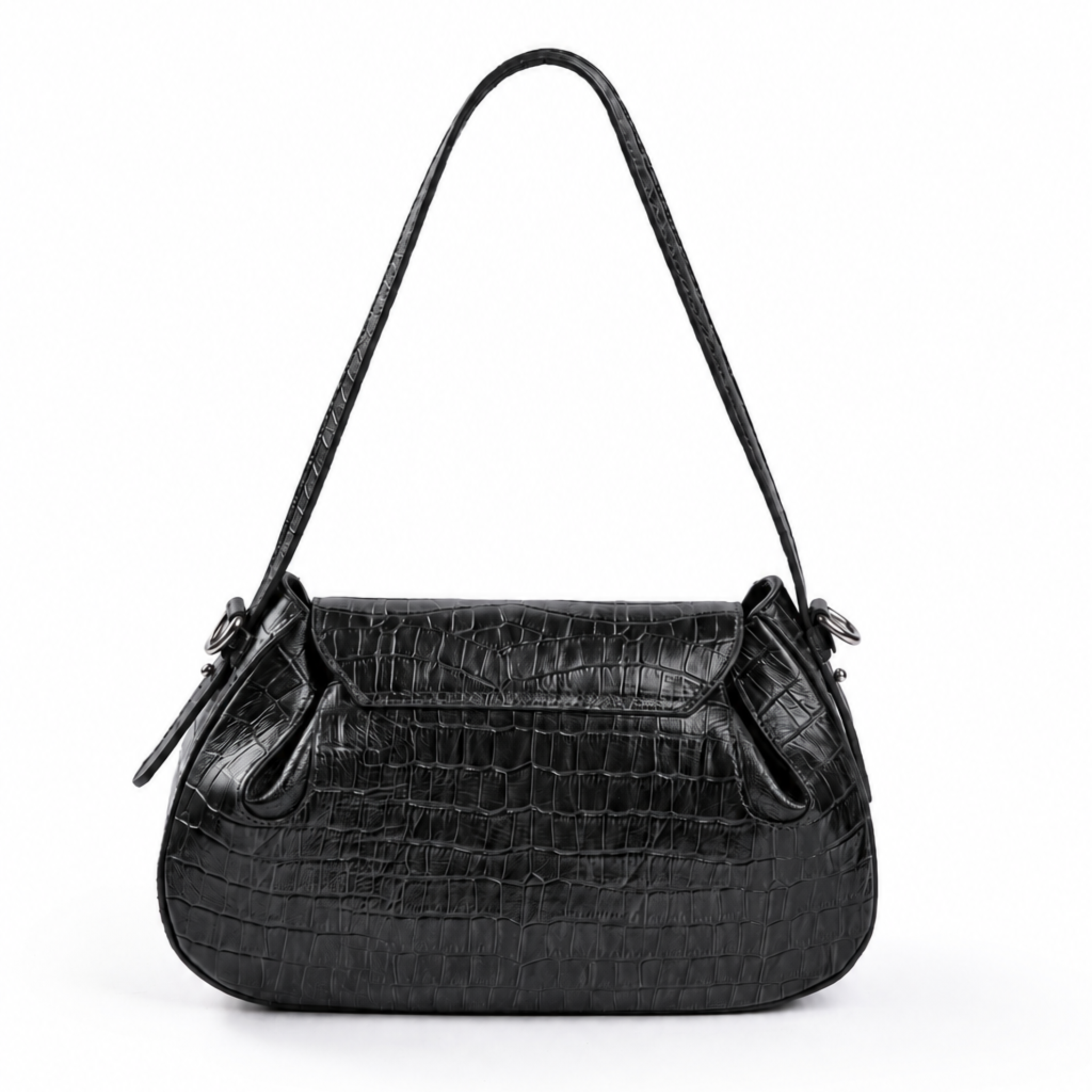 Bolsa Croco Couro Legítimo