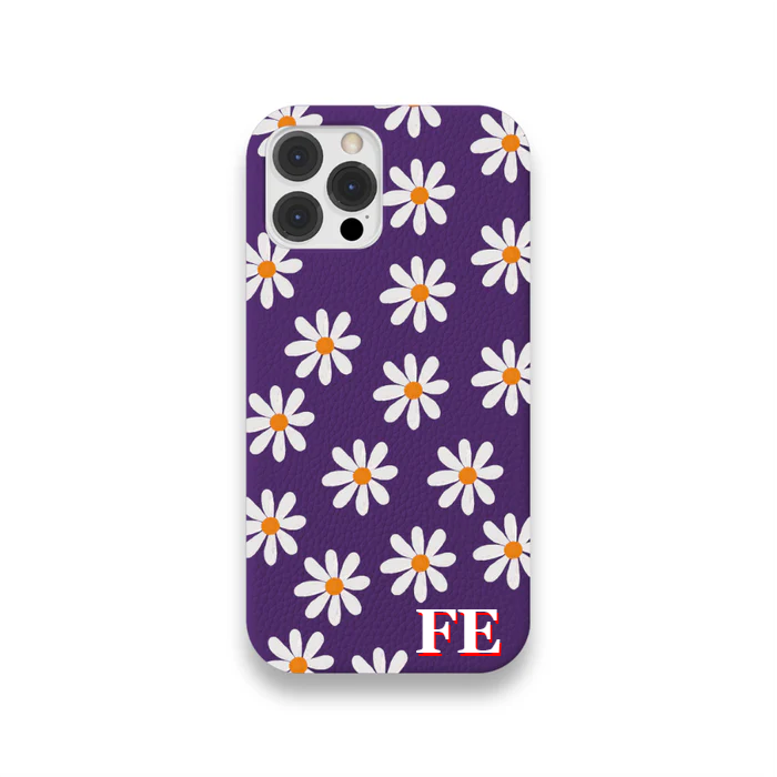 Case Couro Lisa Color Margarida