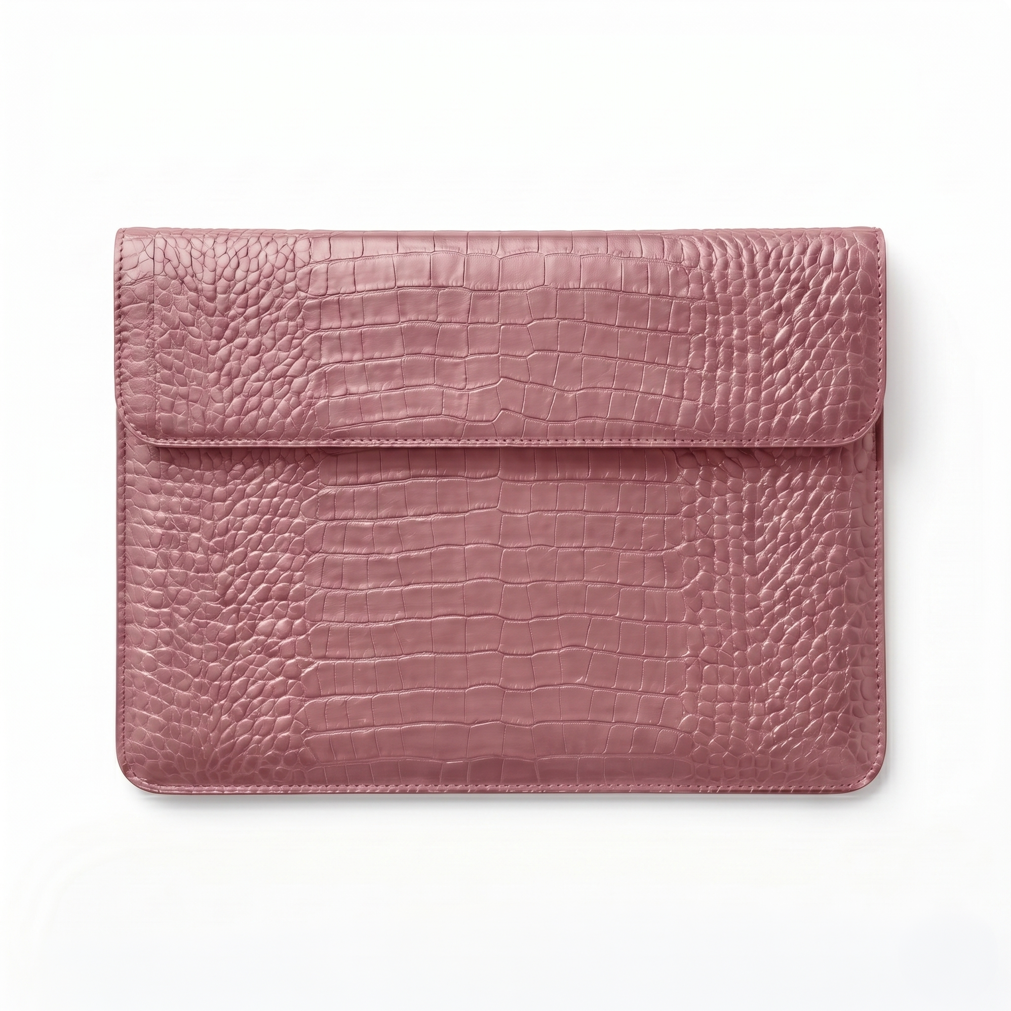 Case MacBook Croco Teeva cor Rosa Claro