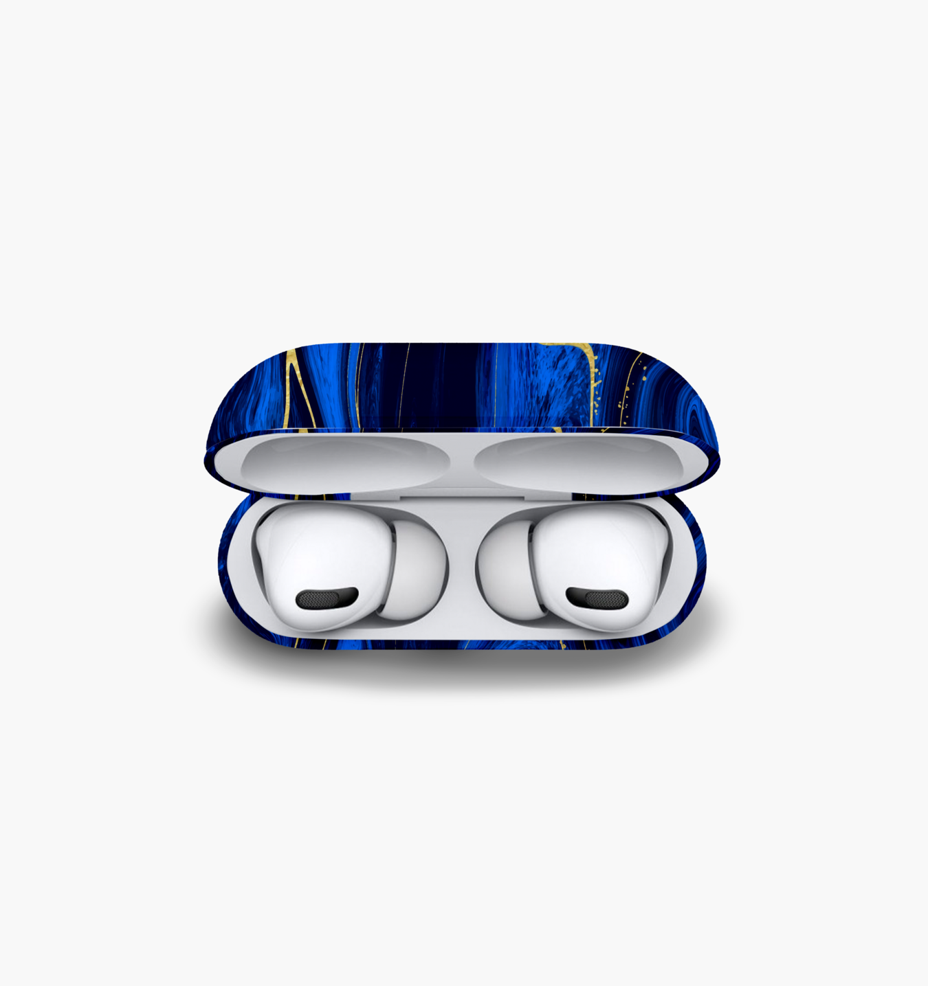 Case Air Pods Way Marble Azul