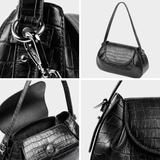 Bolsa Croco Couro Legítimo