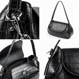 Bolsa Croco Couro Legítimo