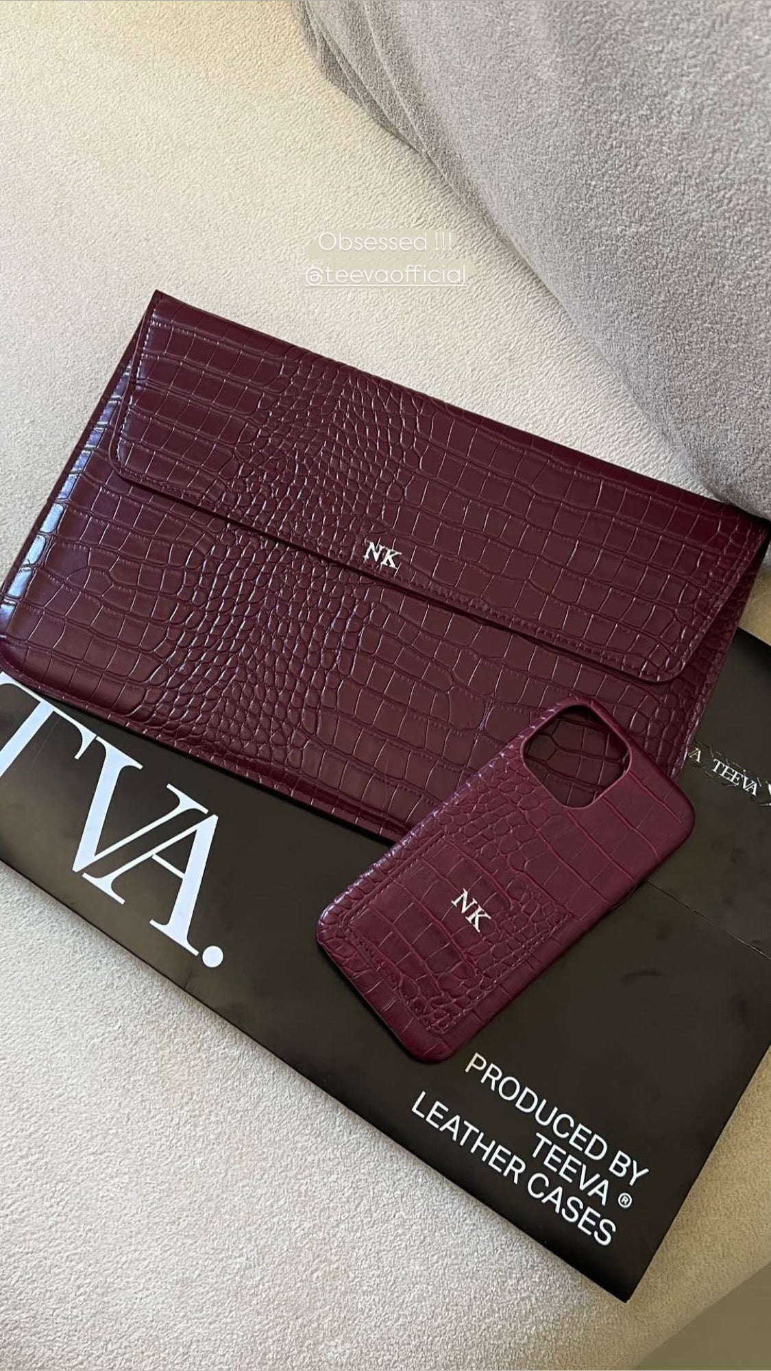 Case MacBook Croco