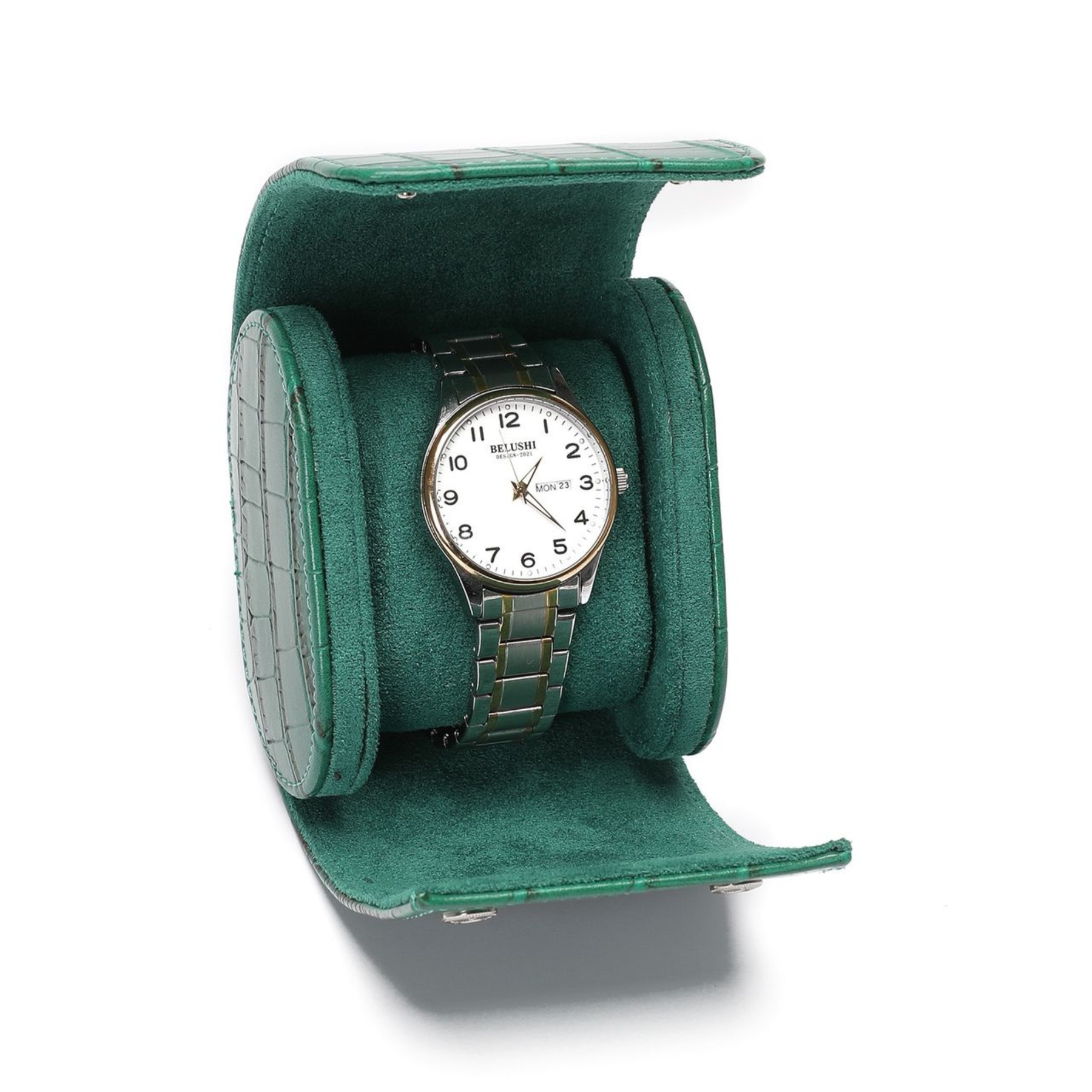 Porta Relógio Croco