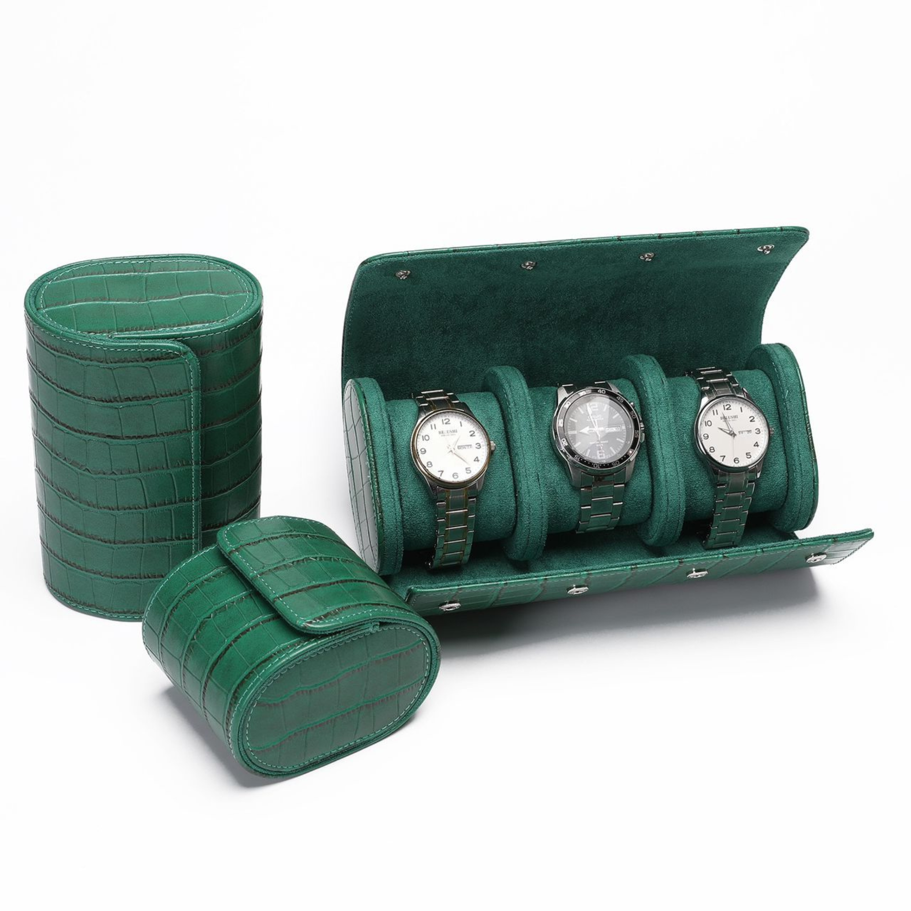 Porta Relógio Croco