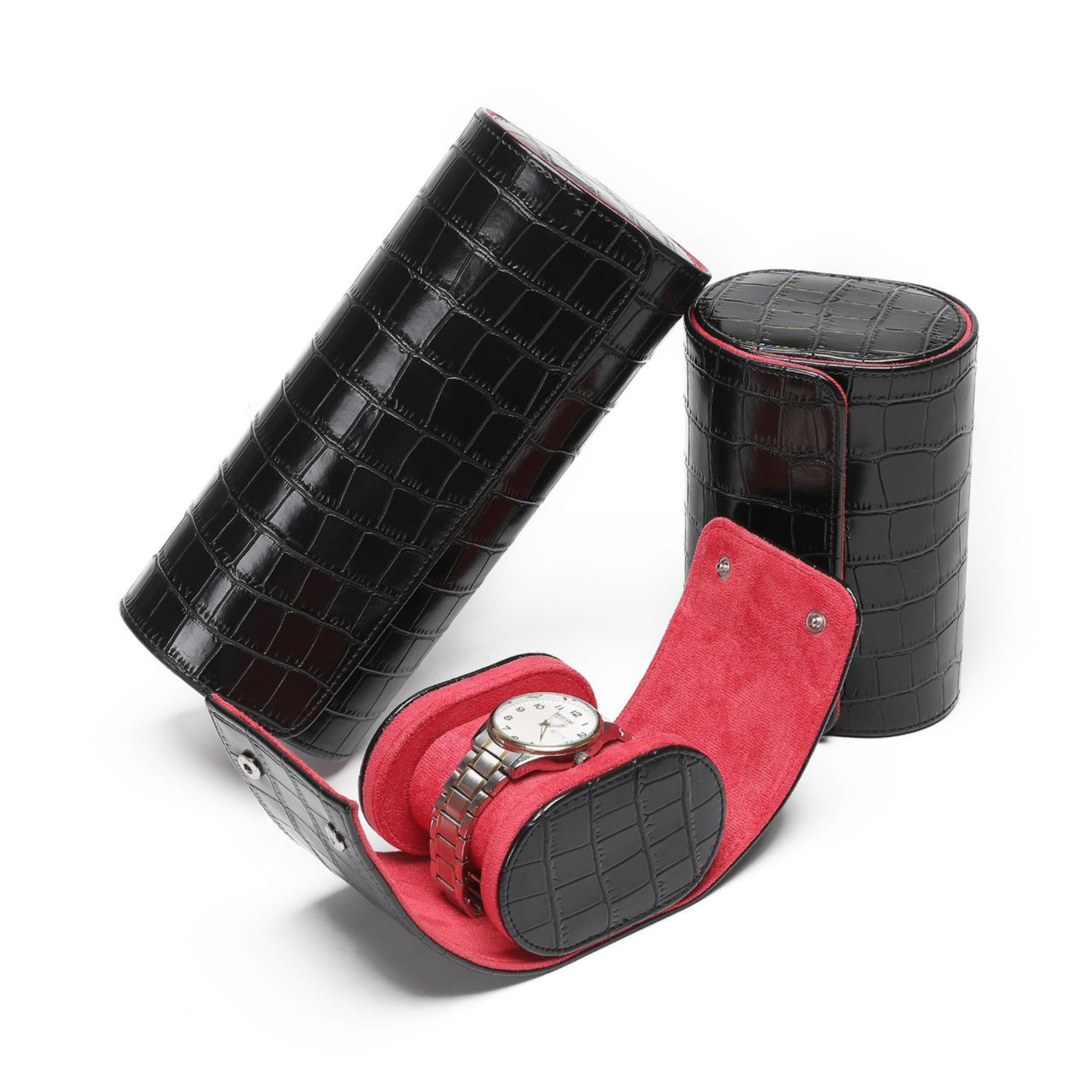 Porta Relógio Croco