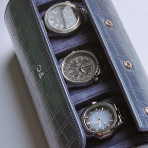 Porta Relógio Croco