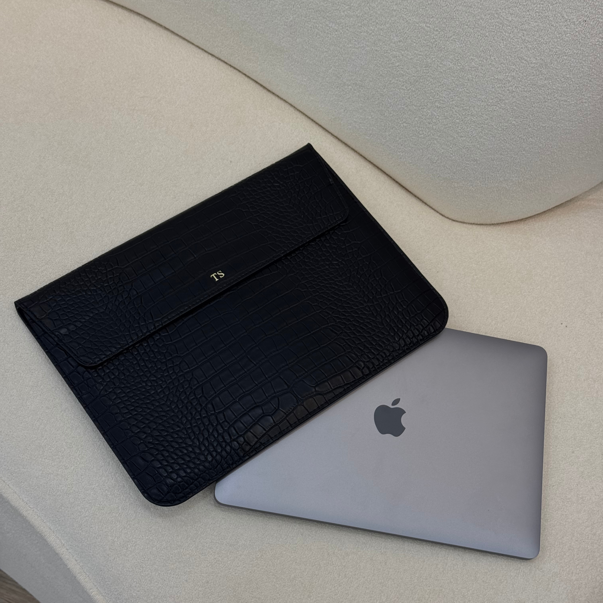Case MacBook Croco Teeva - interior macio
