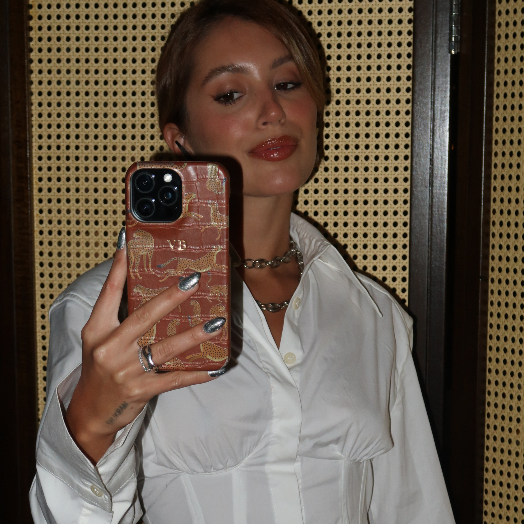 Nat Carvalho - Nécessaire + Case Croco Guepardo Hot