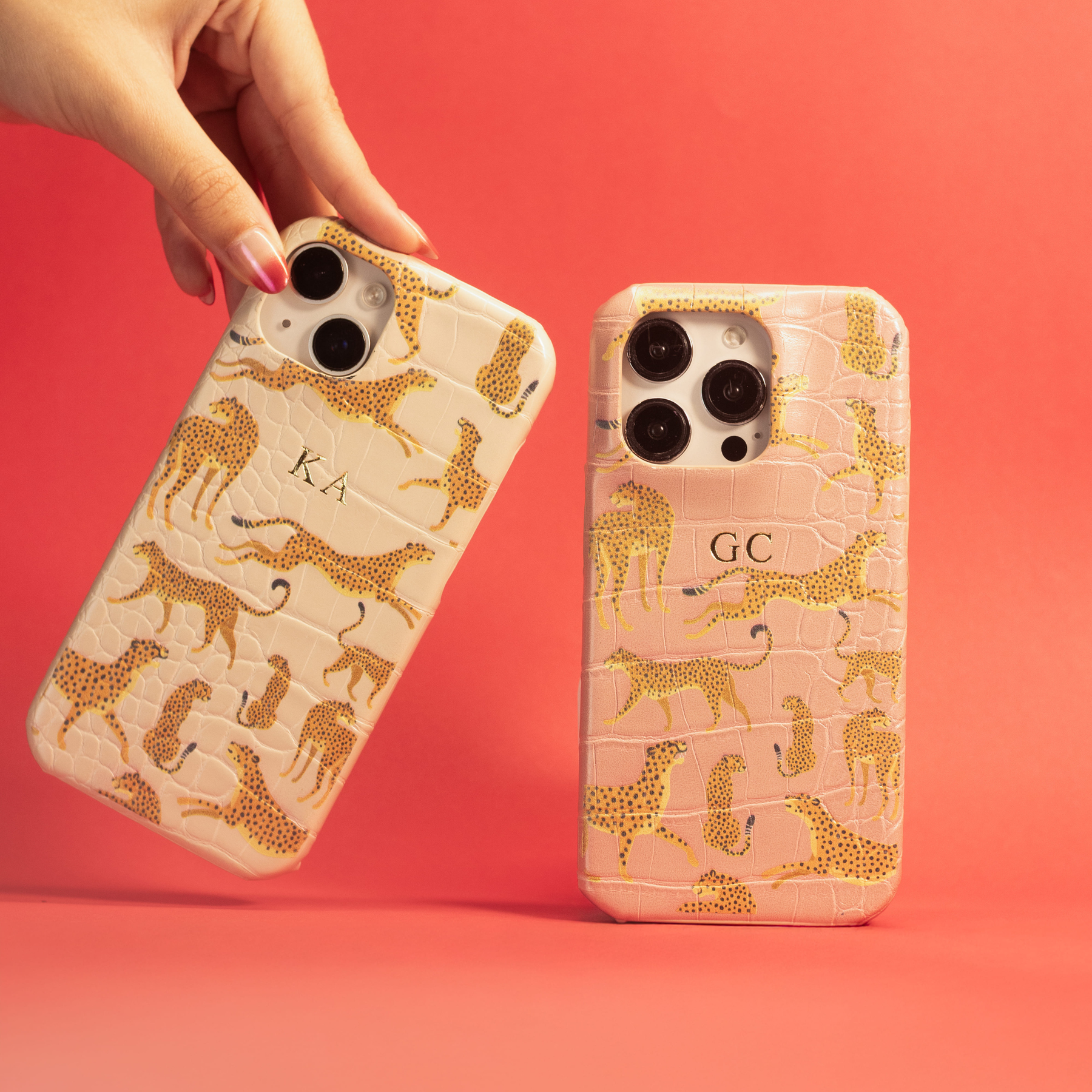 Nat Carvalho - Nécessaire + Case Croco Guepardo Hot