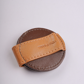 Porta AirTag em Couro