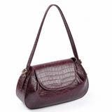 Bolsa Croco Couro Legítimo