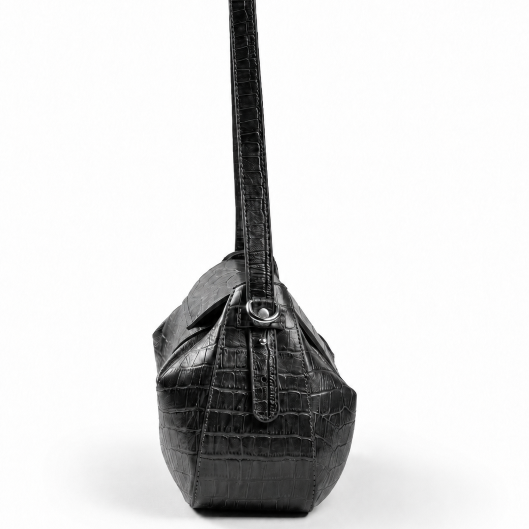 Bolsa Croco Couro Legítimo