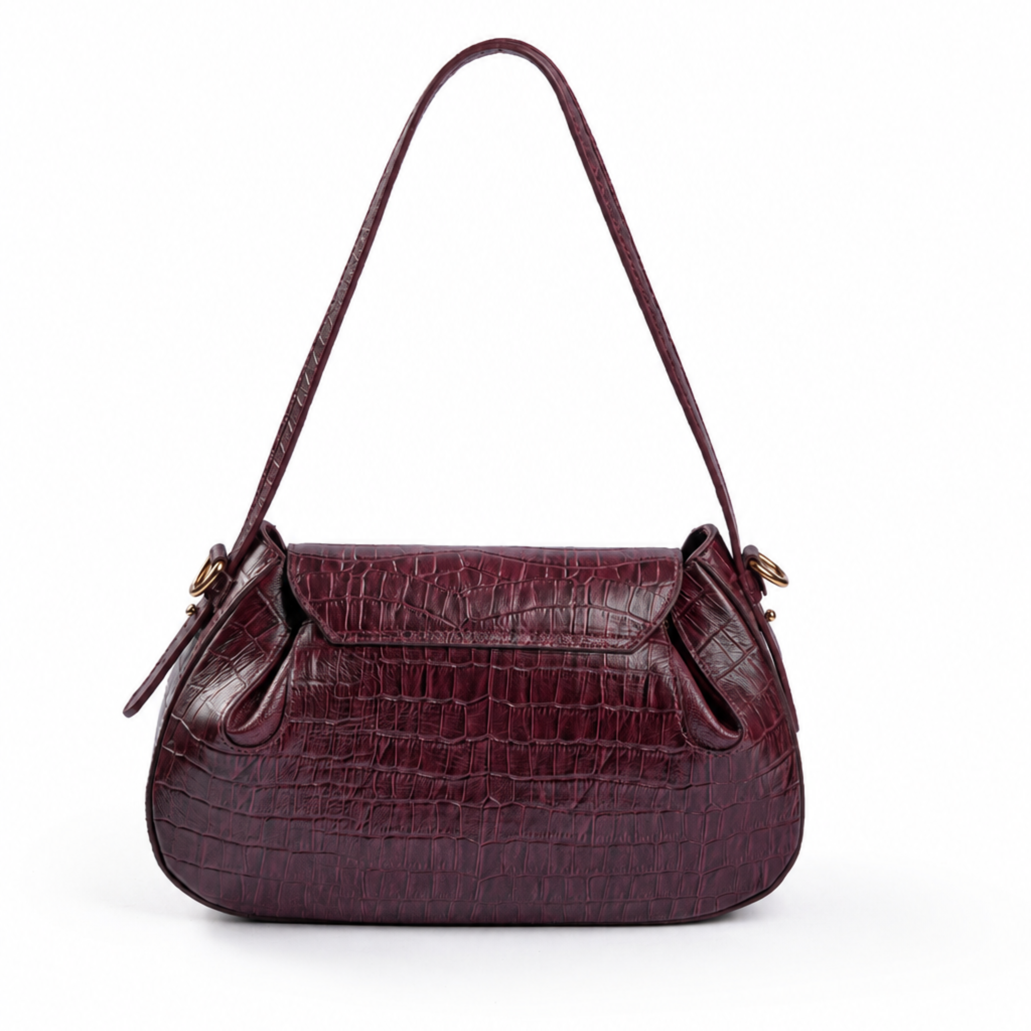 Bolsa Croco Couro Legítimo