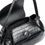 Bolsa Croco Couro Legítimo
