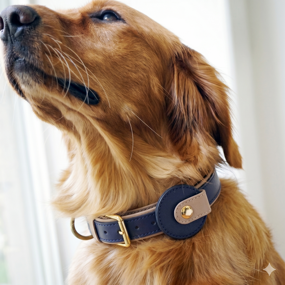 Porta AirTag em Couro