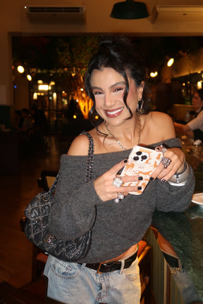 Nat Carvalho - Nécessaire + Case Croco Guepardo Hot