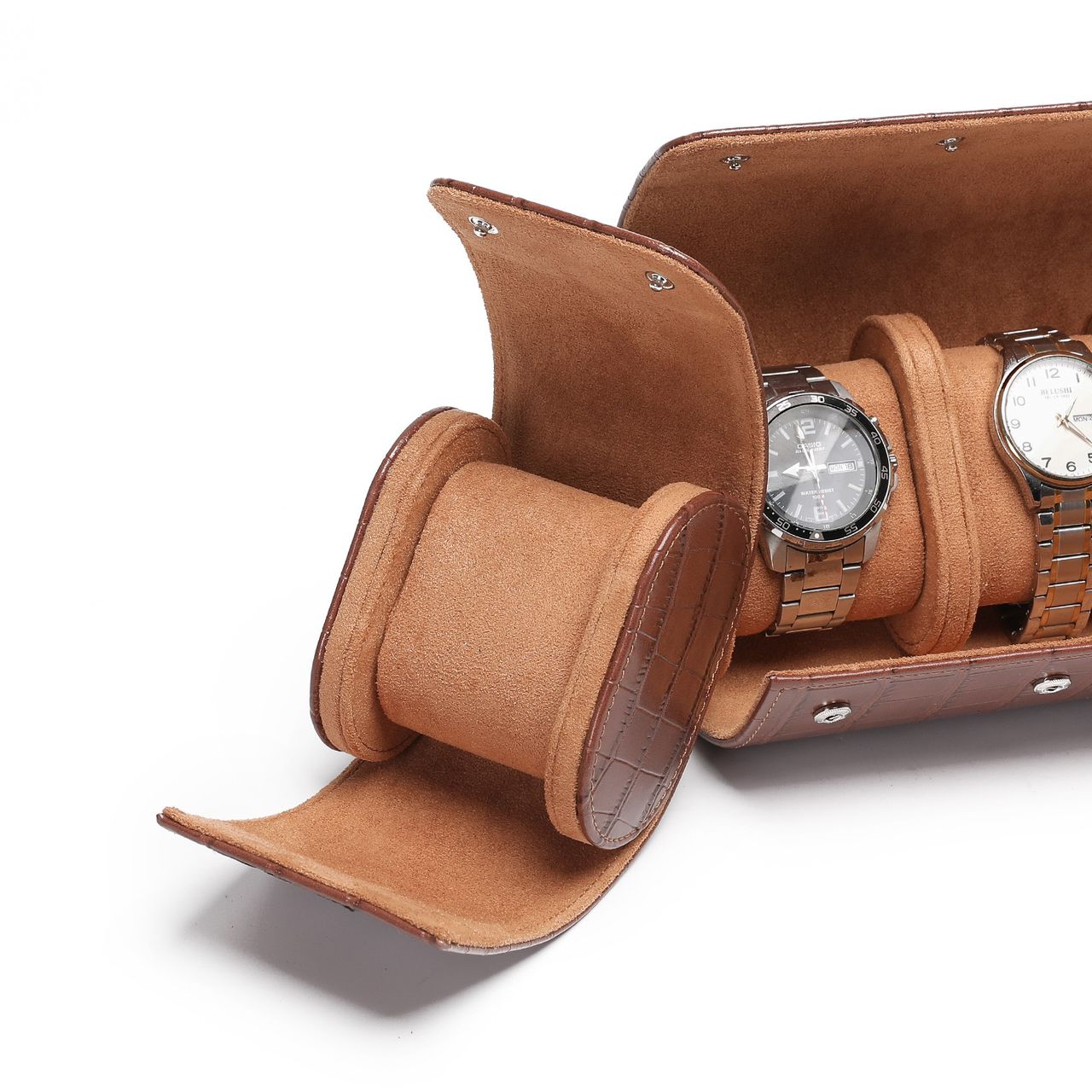 Porta Relógio Croco