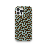 Case Couro Lisa Color Leopardo