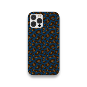 Case Couro Lisa Color Leopardo