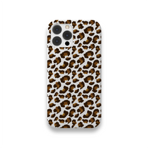 Case Couro Lisa Color Leopardo