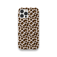 Case Couro Lisa Color Leopardo