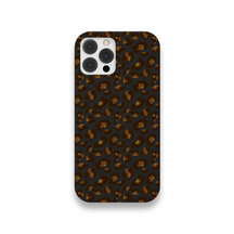 Case Couro Lisa Color Leopardo