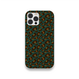 Case Couro Lisa Color Leopardo