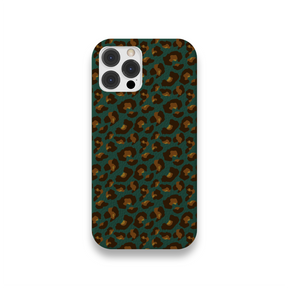Case Couro Lisa Color Leopardo