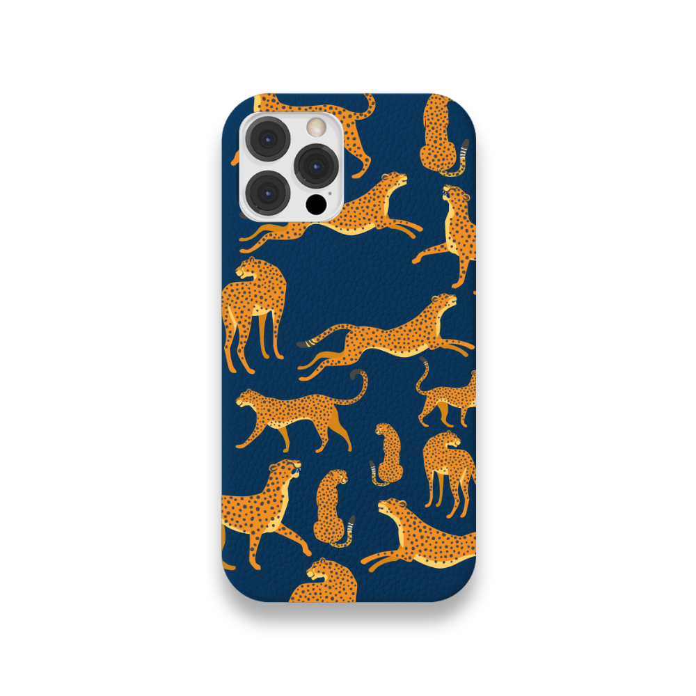 Case Couro Lisa Color Guepardo