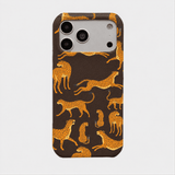 Case Couro Lisa Color Guepardo