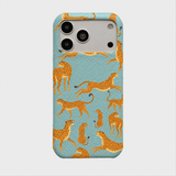 Case Couro Lisa Color Guepardo