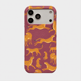 Case Couro Lisa Color Guepardo