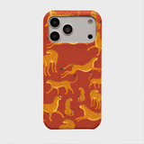 Case Couro Lisa Color Guepardo
