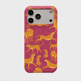 Case Couro Lisa Color Guepardo