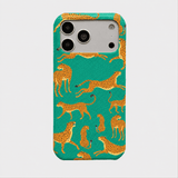 Case Couro Lisa Color Guepardo