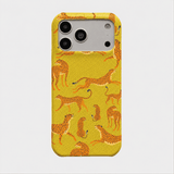 Case Couro Lisa Color Guepardo