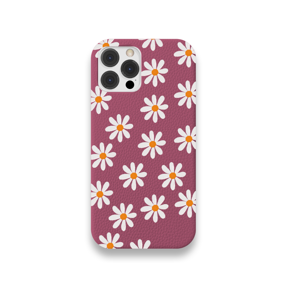 Case Couro Lisa Color Margarida