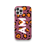 Case Couro Lisa Color Onça - 17 PRO