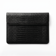 Case MacBook Croco Teeva cor Preto