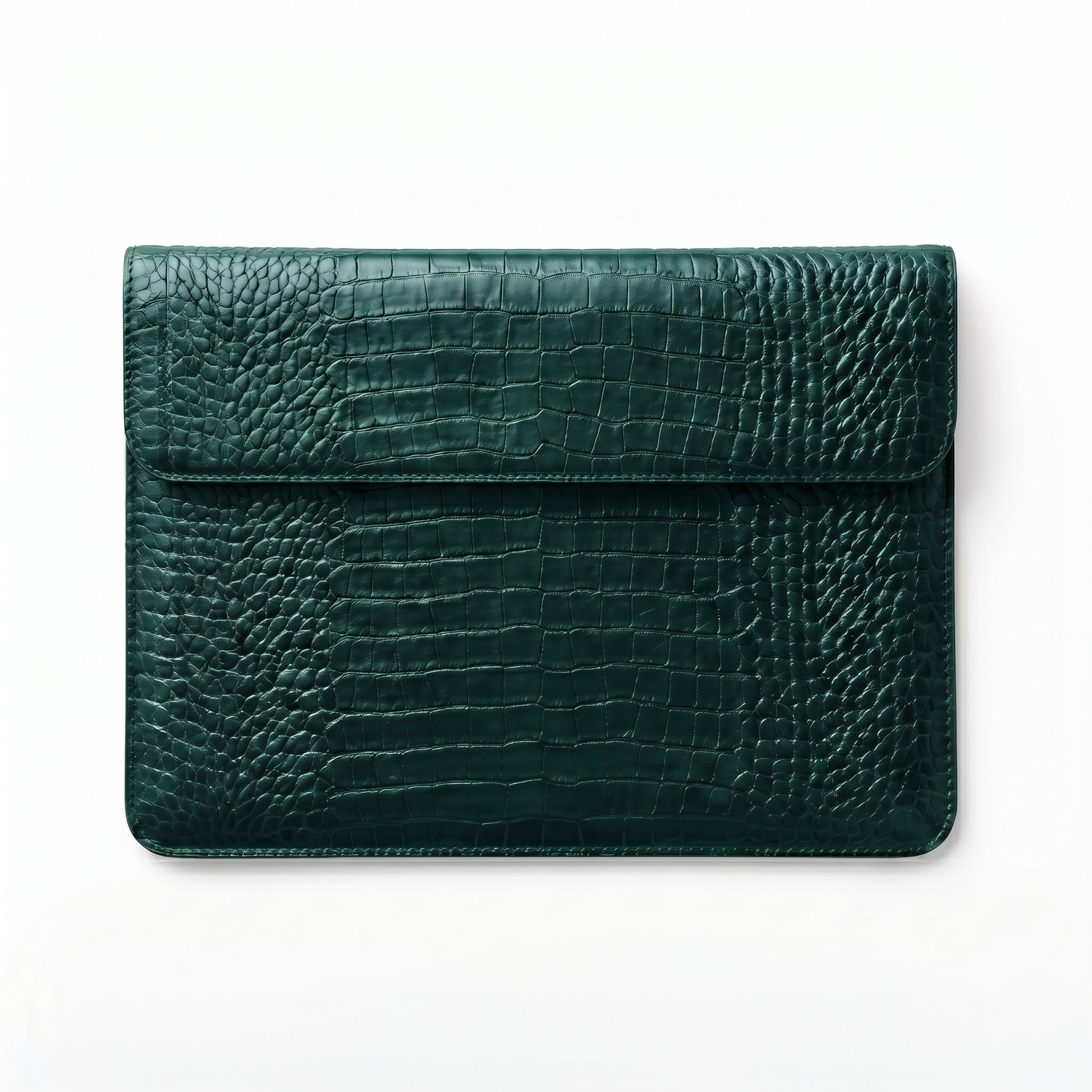 Case MacBook Croco Teeva cor Verde Escuro